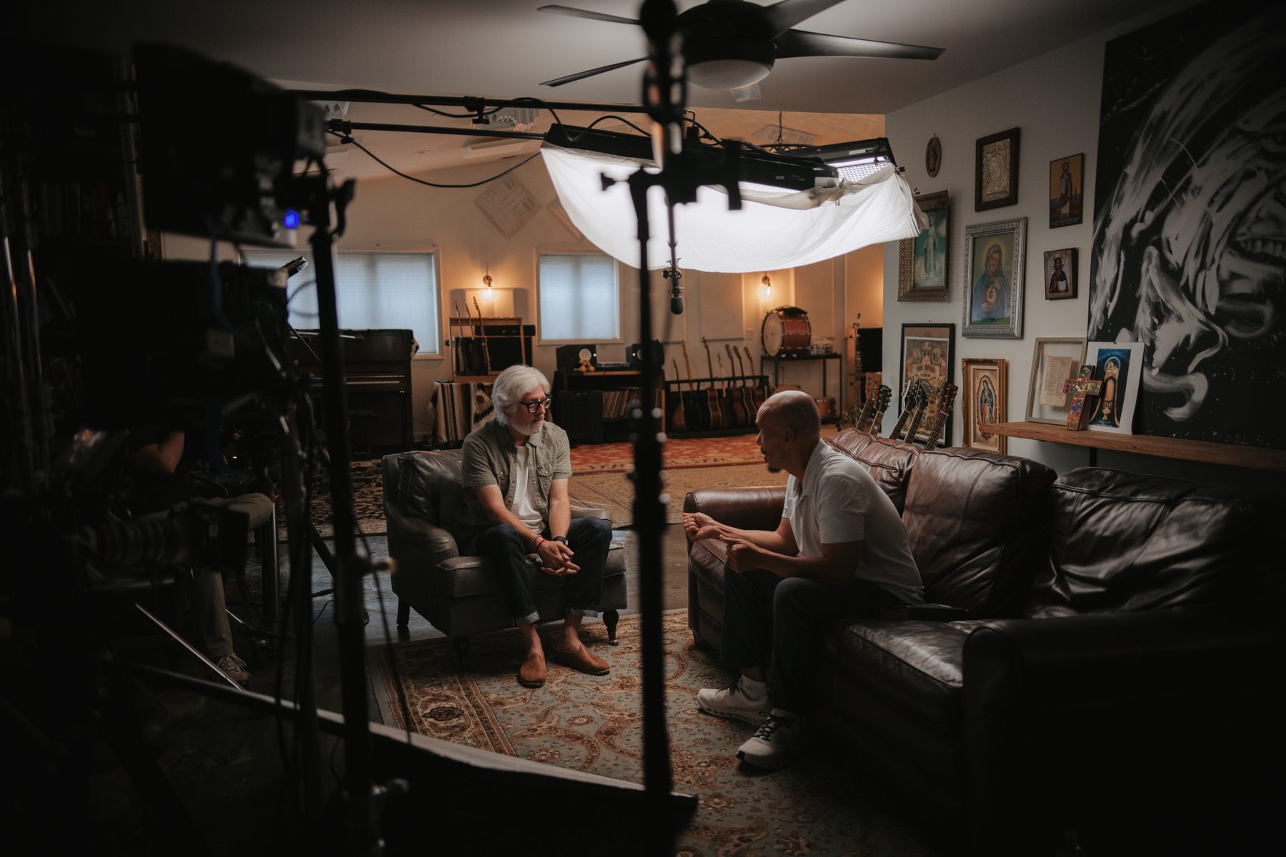 Francis Chan being interviewed for a new docuseries